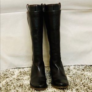 Frye Paige Tall Riding Boots Dk Brwn size 8